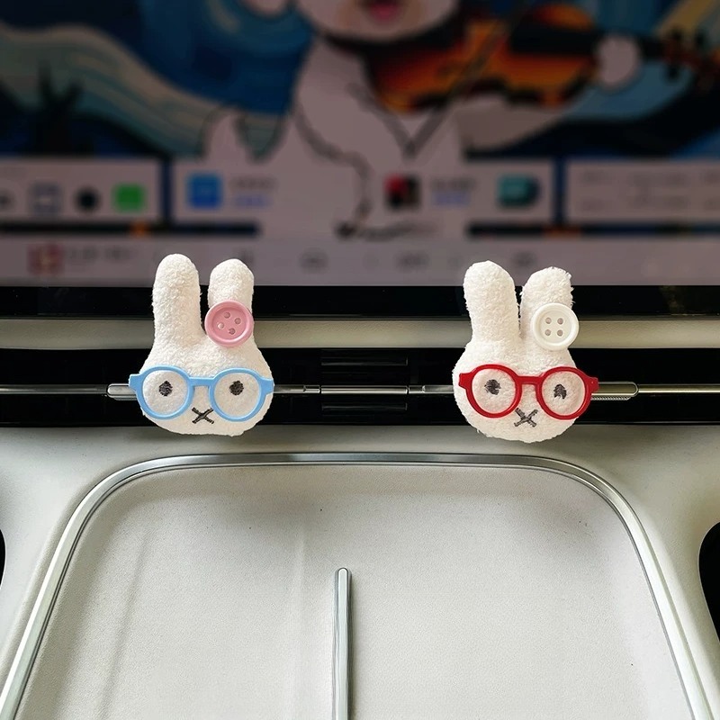 Cute Rabbit with Glasses Car A - Car Fragrance Diffuser review and price