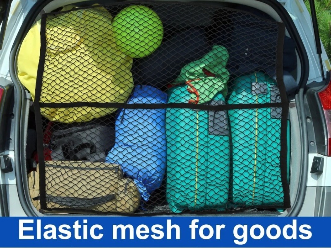 Car Mesh Elastic Nylon Rear Ba - Car Cargo Net Trunk review and price