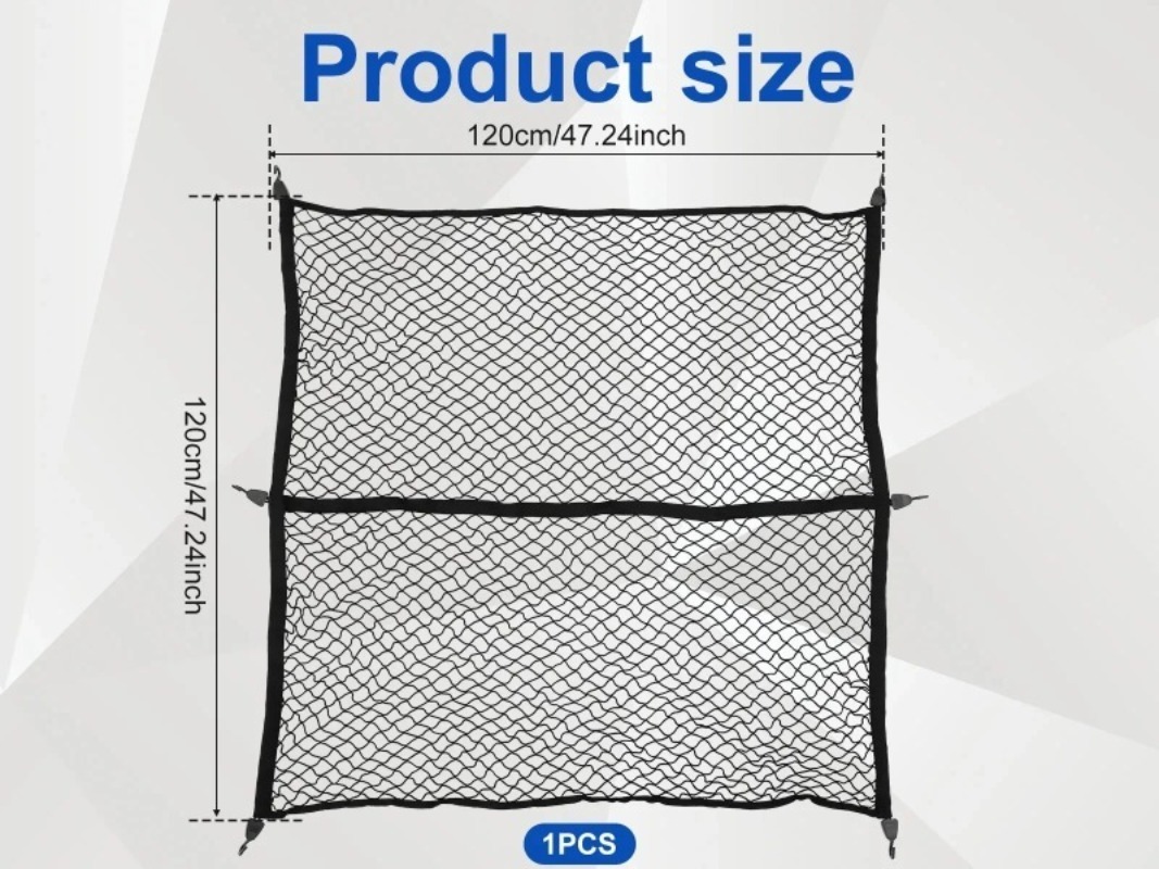Car Mesh Elastic Nylon Rear Ba - Car Cargo Net Trunk review and price