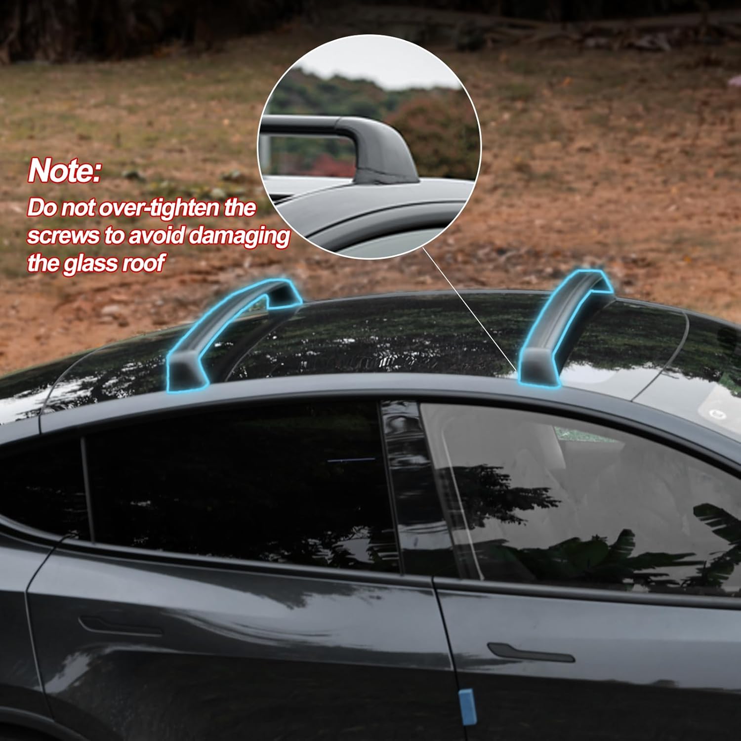 For Tesla Model Y Juniper Roof - Car Roof Rack Cross Bar review and price